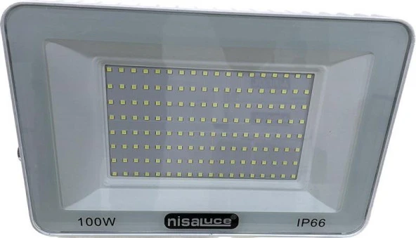 NisaLuce 100W Slim Led Projektör 3000K IP66
