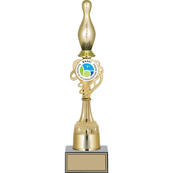 ODAK KUPA - Figürlü Kupalar - Bowling / Pin Figürlü Kupalar FG-033 B - 40 cm