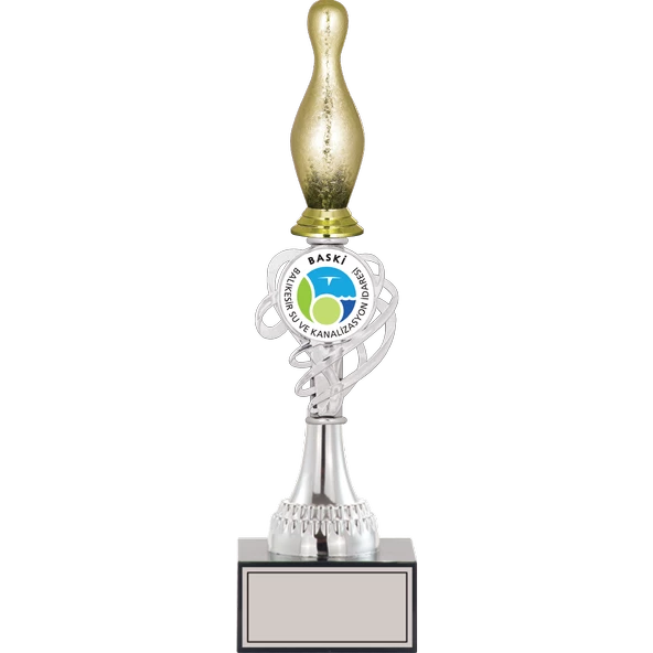 ODAK KUPA - Figürlü Kupalar - Bowling / Pin Figürlü Kupalar FG-034 B - 36 cm