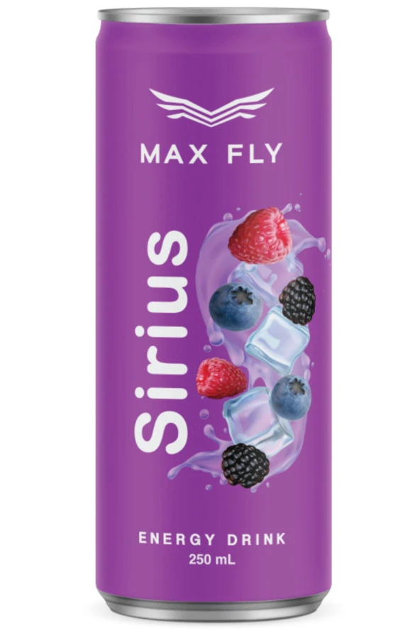 MAX FLY SİRİUS ENERJİ İÇECEĞİ 250 ML 24 ADET