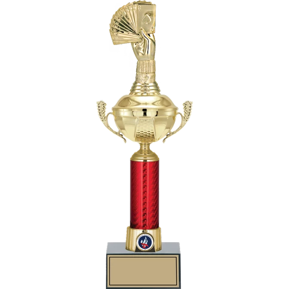 ODAK KUPA - Figürlü Kupalar - Briç Figürlü Kupalar FG-054 B - 42 cm