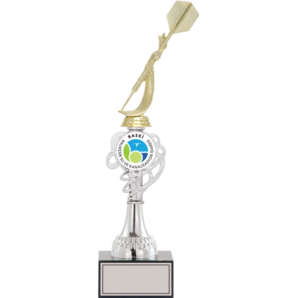 ODAK KUPA - Figürlü Kupalar - Dart Figürlü Kupalar FG-034 B - 39 cm