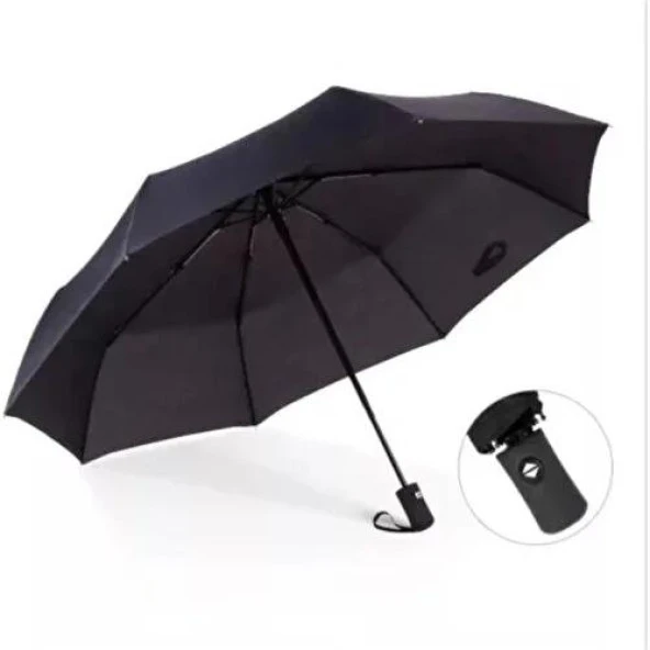 Eleven Market Tam Otomatik Siyah Bayan Şemsiyesi - 2