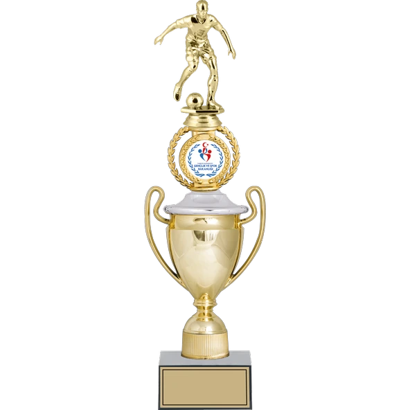 ODAK KUPA - Figürlü Kupalar - Futbol Figürlü Kupalar FG-037 C - 42 cm