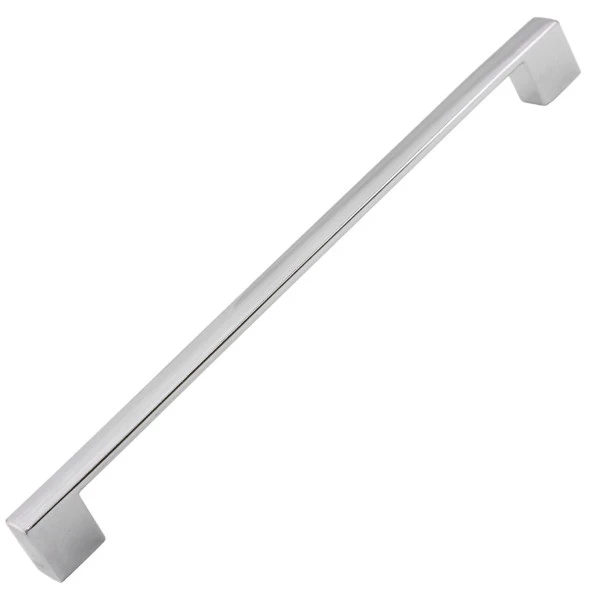 Mobilya Mutfak Dolabı Çekmece Dolap Kapak Kulpu Kulbu Krom 224 mm Metal Kulp - 5