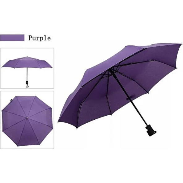 Eleven Market Tam Otomatik Mor Şemsiye - 3