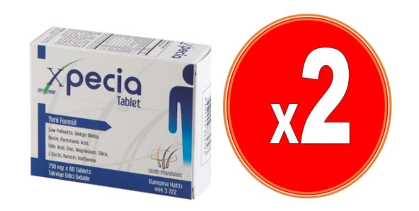 Xpecia 60 Tablet Erkekler için - 2 Adet