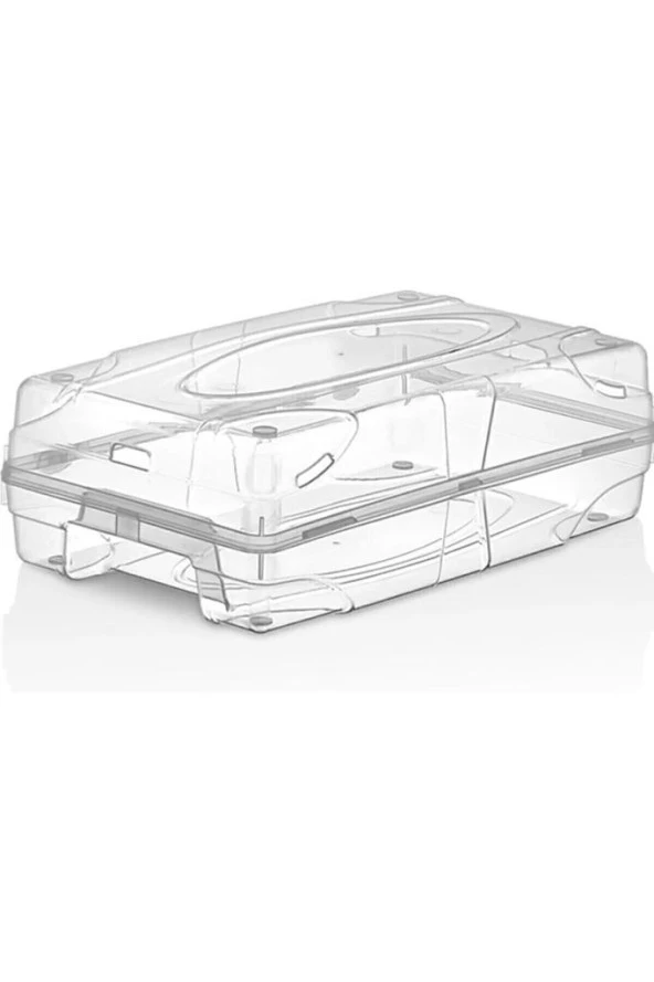 Plastik 5 Adet Şeffaf Bayan Ayakkabı Saklama Kutusu - 2