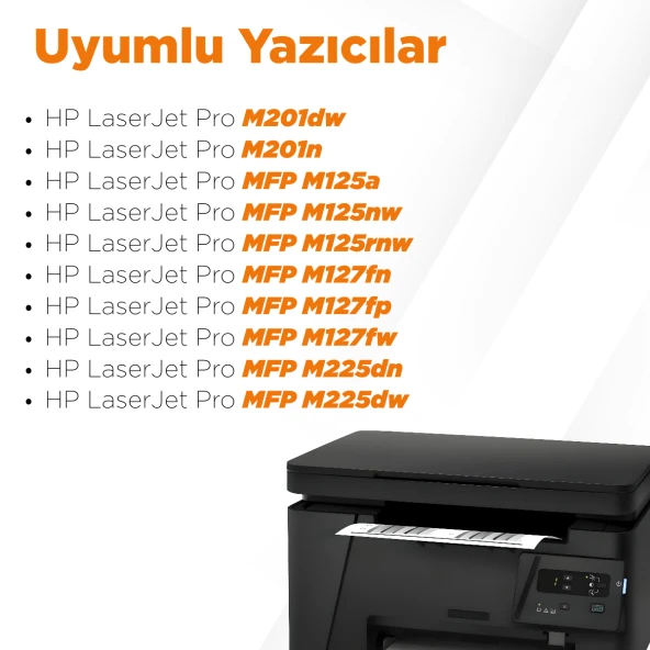 Hp 83A / CF283A Muadil Toner 1 Koli / 20 Adet / M201 / M125 / M225 / M127 - Resim 3