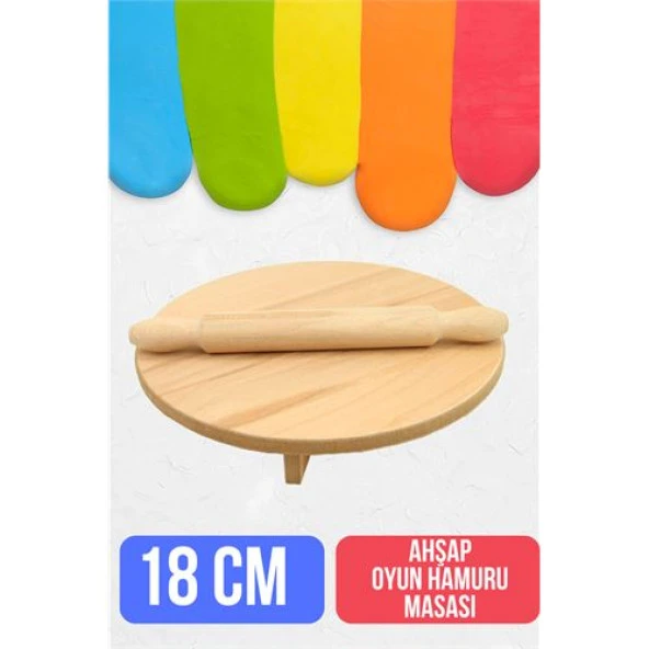 Çocuk Mini 18 cm Oyun Hamur Açma Masası 714535