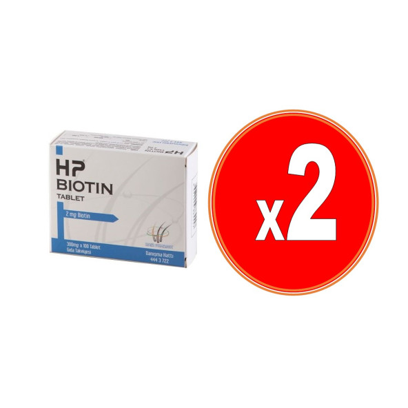 HP Biotin 2 mg 100 Tablet 2 Adet