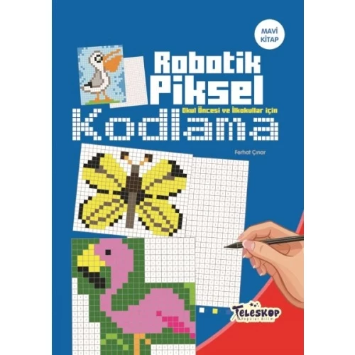 Robotik Piksel Kodlama Mavi Kitap