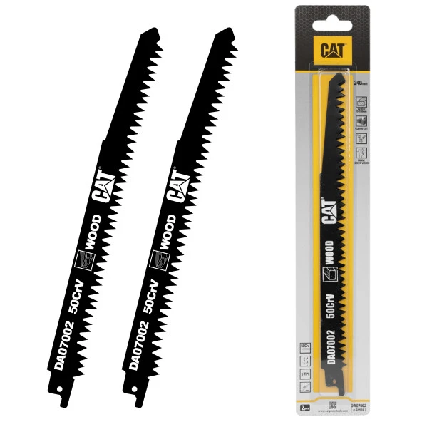 CAT DA07002 228mm 2 Parça Profesyonel Hızlı Ahşap Kesme Tilki Kuyruğu Testere Ucu - Resim 2