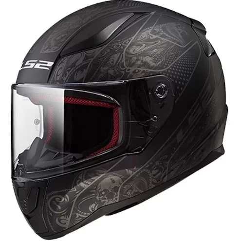 LS2 RAPID CRYPT MAT SİYAH KASK