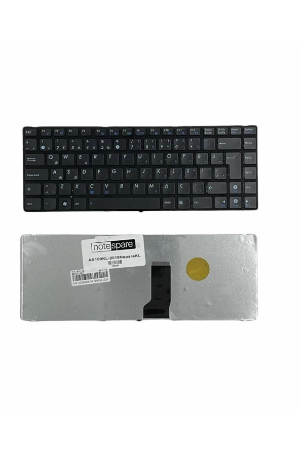 Asus UL30A-130DV, UL30A-A2, UL30A-X1 Uyumlu Notebook Klavye Siyah TR