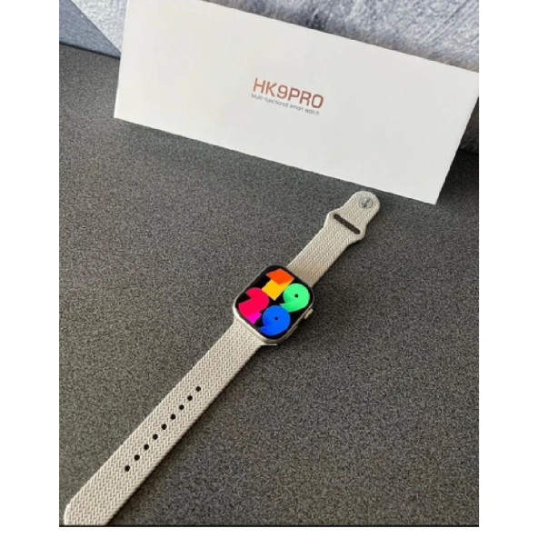 Hk9 Pro Amoled Ekran 45MM Pusula Özellikli Çift Kordon Akıllı Saat - 3