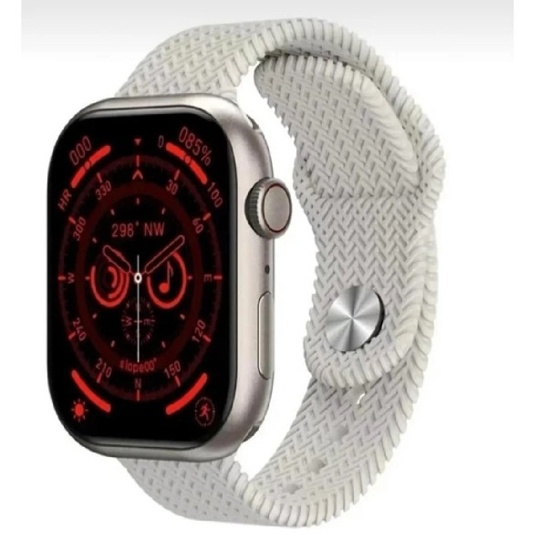 Hk9 Pro Amoled Ekran 45MM Pusula Özellikli Çift Kordon Akıllı Saat - 4