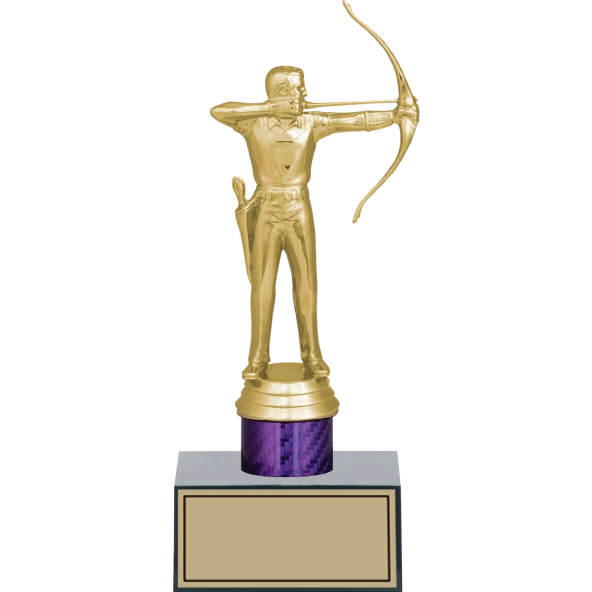 ODAK KUPA - Figürlü Kupalar - Okçu Figürlü Kupalar FG-002 C - 21 cm