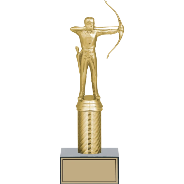 ODAK KUPA - Figürlü Kupalar - Okçu Figürlü Kupalar FG-007 C - 26 cm