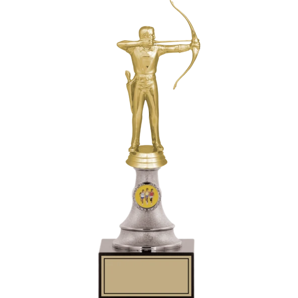 ODAK KUPA - Figürlü Kupalar - Okçu Figürlü Kupalar FG-010 B - 27 cm