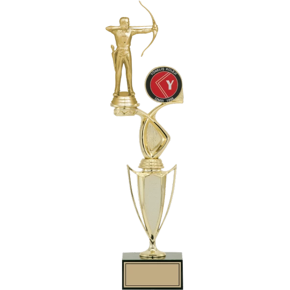 ODAK KUPA - Figürlü Kupalar - Okçu Figürlü Kupalar FG-043 B - 43 cm