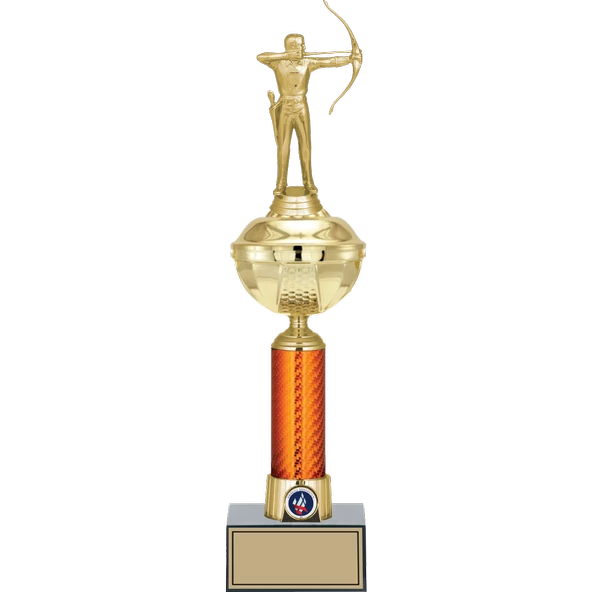 ODAK KUPA - Figürlü Kupalar - Okçu Figürlü Kupalar FG-055 B - 44 cm