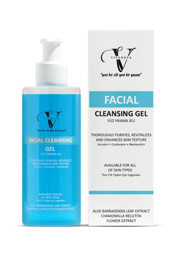 Vitanova Arındırıcı Canlandırıcı ve Nemlendirici Yüz Yıkama Jeli 250 ml - 2
