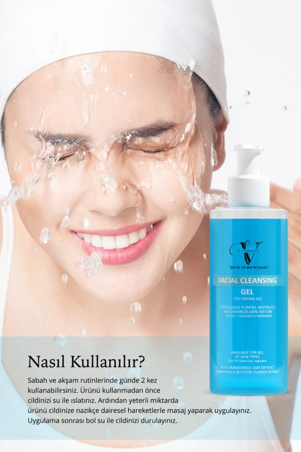 Vitanova Arındırıcı Canlandırıcı ve Nemlendirici Yüz Yıkama Jeli 250 ml - 4