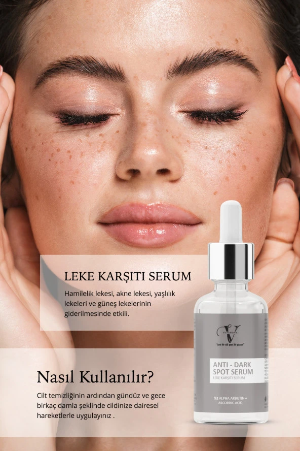 Vitanova Leke Karşıtı Cilt Bakım Seti AHA+BHA Peeling Serum + Leke Karşıtı Serum + Vitamin C Serum - 4