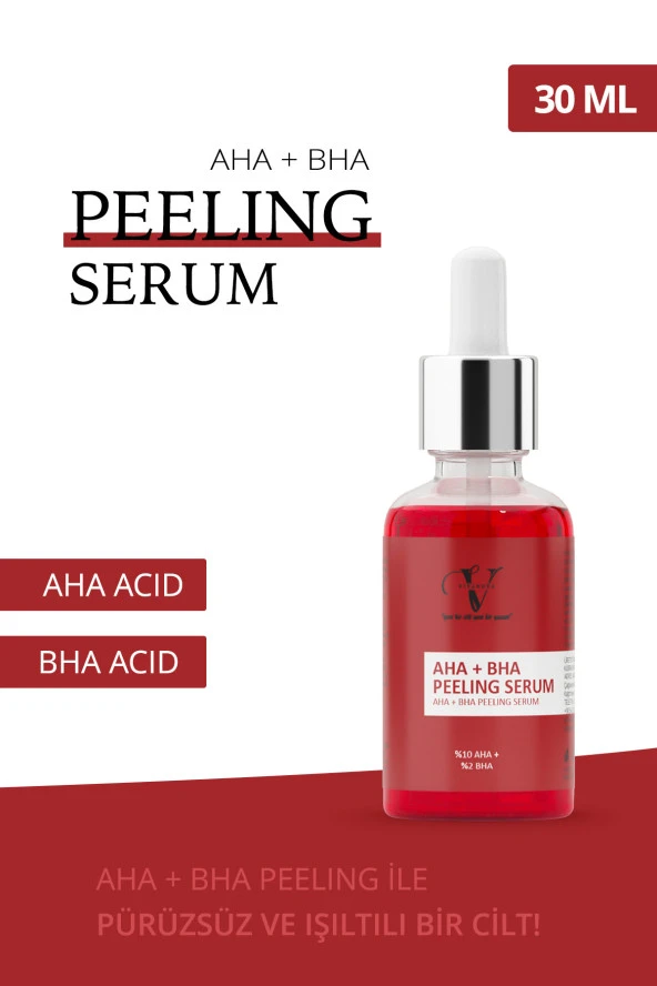 Vitanova Cilt Tonu Eşitleyici Kırmızı Peeling Serum 30 ml (Aha 10 + Bha 2) - 3