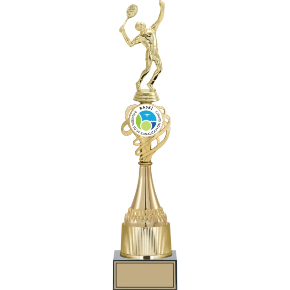 ODAK KUPA - Figürlü Kupalar - Tenis Erkek Figürlü Kupalar FG-036 A - 44 cm ürün görseli 1