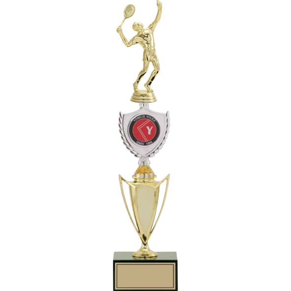 ODAK KUPA - Figürlü Kupalar - Tenis Erkek Figürlü Kupalar FG-042 C - 44 cm