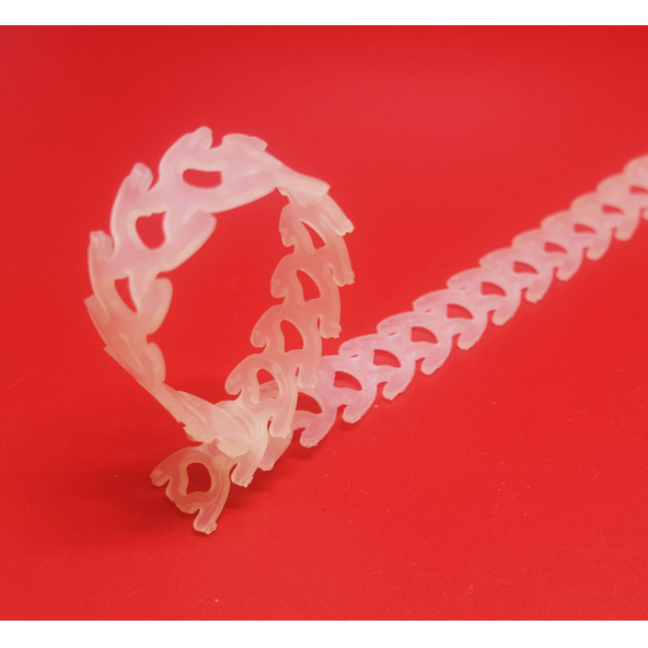 Esnek Kablo Bağı Plastik Kelepçe 10X300 mm 50 Adet Naturel