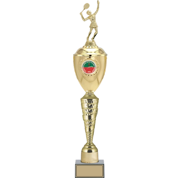 ODAK KUPA - Figürlü Kupalar - Tenis Kadın Figürlü Kupalar FG-083 B - 64 cm