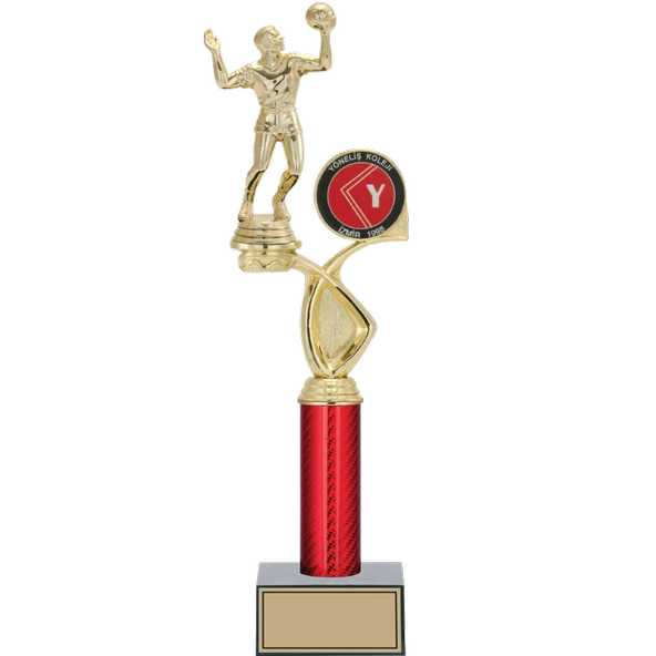 ODAK KUPA - Figürlü Kupalar - Voleybol Erkek Figürlü Kupalar FG-016 A - 40 cm