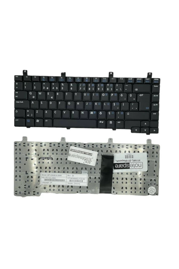 Hp Pavilion G3000, G5000, ZE2000, ZE2100, ZE2200, ZE2300 Uyumlu Notebook Klavye Siyah TR