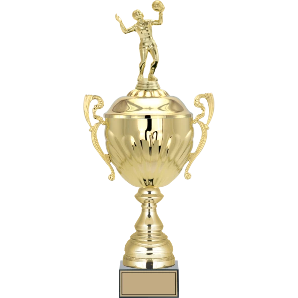 ODAK KUPA - Figürlü Kupalar - Voleybol Kadın Figürlü Kupalar FG-089 A - 53 cm