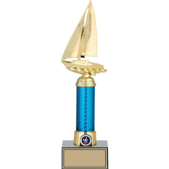 ODAK KUPA - Figürlü Kupalar - Yelken Figürlü Kupalar FG-005 A - 34 cm
