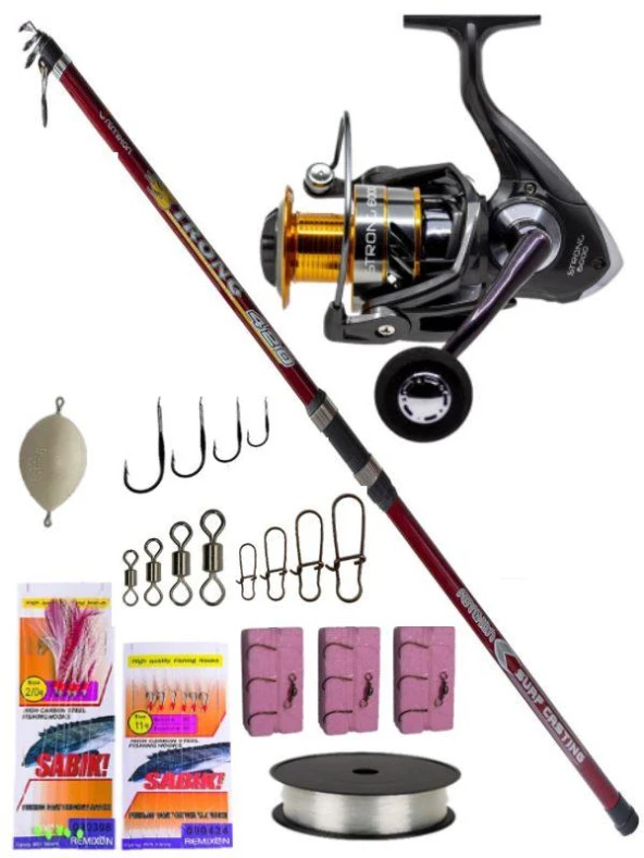 Remixon Strong 4.20 mt & Remixon Strong 6000 Surf  Seti Kırmızı