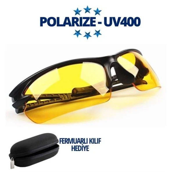 Polarize UV400 Sarı Camlı Güneş Gözlüğü 714858