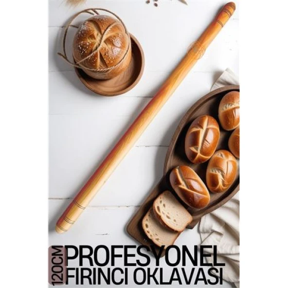 Profesyonel Fırıncı Oklavası 120 cm Piacentino Design 719395