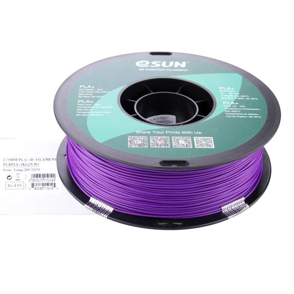 Esun PLA Plus Filament Mor 1.75mm 1000gr - Resim 3