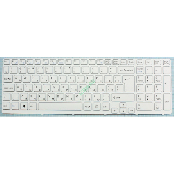 Sony Vaio SVE1511 1512 series AEHK5D021303A, V133846BK3NE BEYAZ KLAVYE