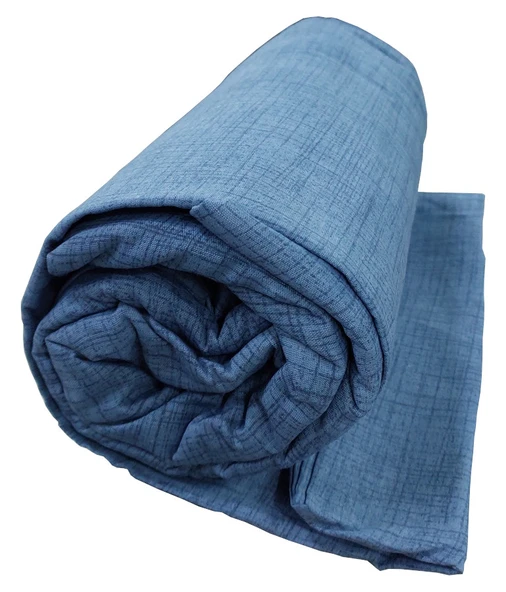 Özlü Fitted Lastikli Tek Kişilik Çarşaf Seti (100x200)-İndigo