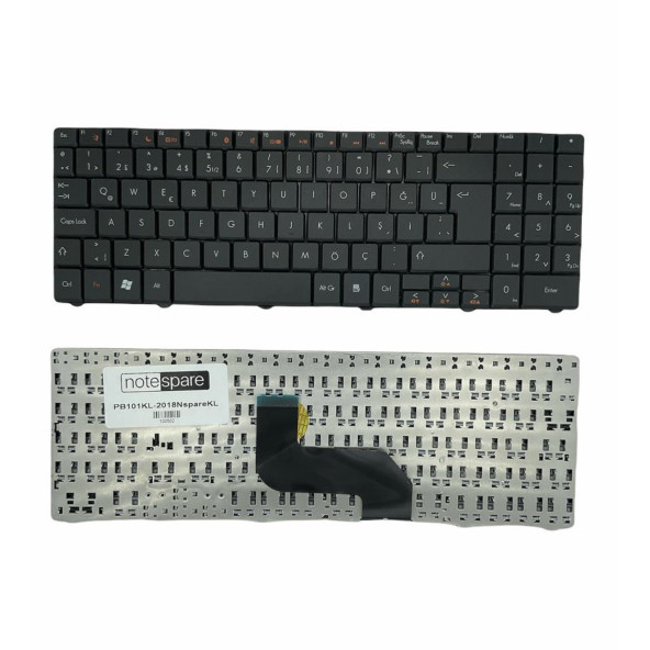 Packard Bell TR81, TR82 Uyumlu Laptop Klavye Siyah TR