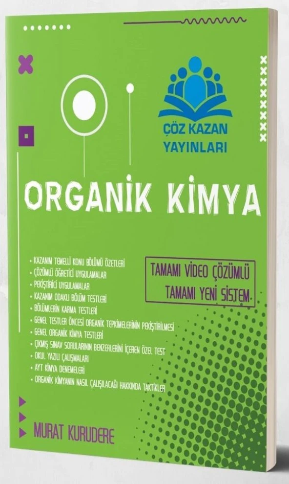 Organik Kimya Soru Bankası Çöz Kazan Yayınları