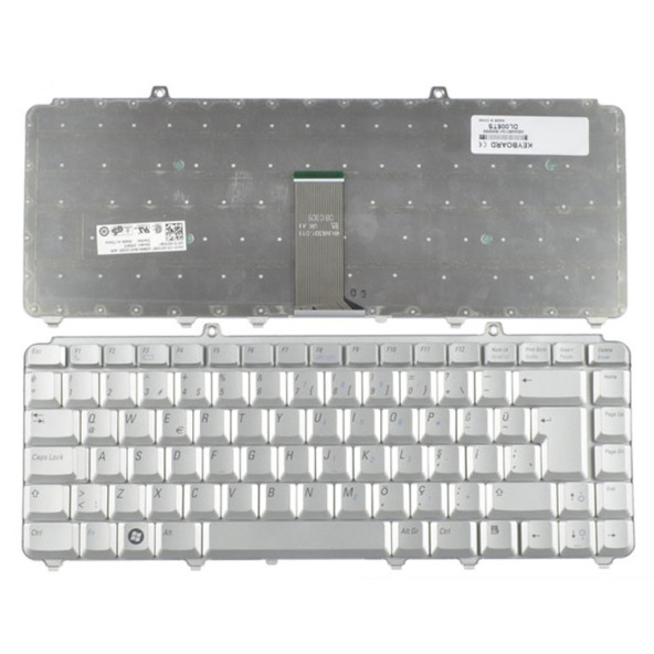 Dell XPS M1330, M1530 Notebook Klavye (Gümüş TR)