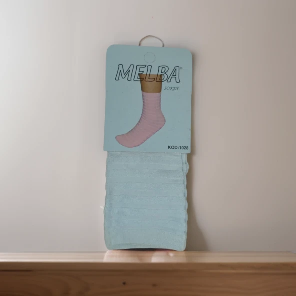 Melba Kareli Polymid Soket Çorap - Resim 2