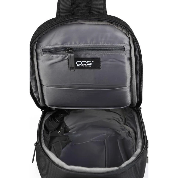 ÇÇS 31301 Omuz Askılı Çapraz Sırt ve Göğüs Çantası Siyah - Resim 3
