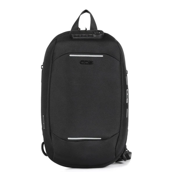 ÇÇS 31301 Omuz Askılı Çapraz Sırt ve Göğüs Çantası Siyah - Resim 4